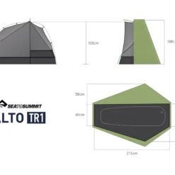 Sea To Summit Alto TR1 25 Sea To Summit Alto TR1 -Sackundpack Geschäft Alto TR1 grund