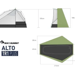 Sea To Summit Alto TR1 PLUS -Sackundpack Geschäft Alto TR1P grund