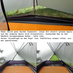 Tarptent Notch -Sackundpack Geschäft Notch innenquer
