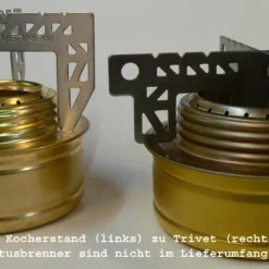 Evernew Cross Stand ´Trivet 2´ Topfhalter Für Spiritusbrenner -Sackundpack Geschäft Trivet Vgl