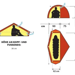 Hilleberg Akto -Sackundpack Geschäft akto floor