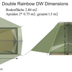 Tarptent Double Rainbow DW -Sackundpack Geschäft drdw 7