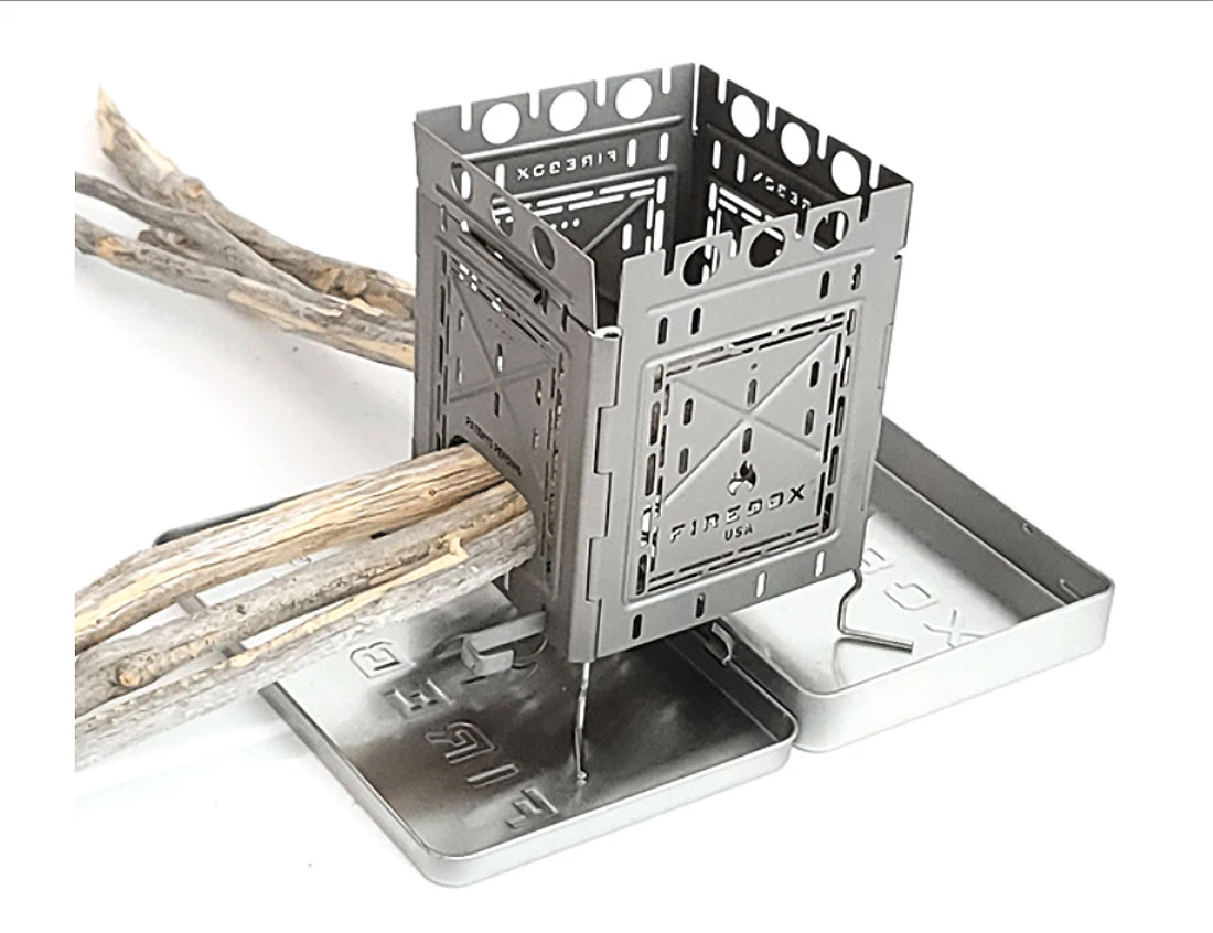 Firebox 4" Freestyle Stove Hobo Kit Titanium 3 Firebox 4" Freestyle Stove Hobo Kit Titanium