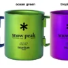 Snowpeak Titanium Double 450 Mug Ocean Green