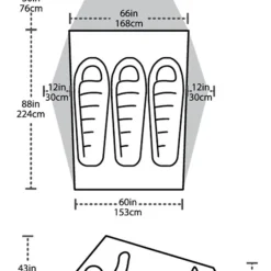 Big Agnes Seedhouse SL 3 -Sackundpack Geschäft seedh3 masse