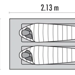MSR Thru-Hiker Mesh House -Sackundpack Geschäft thrmesh grund